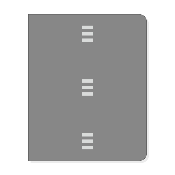 Finocam R1069 Archivador para Agendas Open - Formato 1000 - 196x52x243mm - Color Gris Oscuro