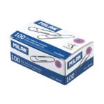 Milan Niquelados Pack de 100 Clips - 33mm - Color Plata - immagine 2