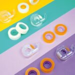 Milan Pack de 2 Cintas Adhesivas - 19mm x 33m - Color Amarillo Transparente - immagine 3