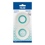 Milan Pack de 2 Cintas Adhesivas Invisibles - Mate - 19mm x 33m - Color Transparente