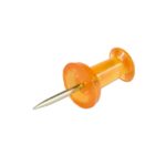 Milan Pack de 30 Chinchetas con Cabeza de Plastico - Colores Surtidos - immagine 2