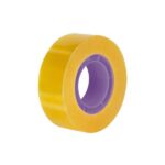 Milan Portarrollos con Cinta Adhesiva - Cinta Amarillo Transparente - Hoja de Corte Metalica - 19mm x 33m - Color Lila - immagine 3