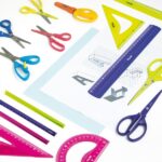 Milan Expositor con 20 Tijeras para Zurdos - Mango Ergonomico - Punta Redondeada - Acero Inoxidable de 14cm - Colores Surtidos - immagine 4
