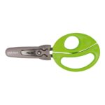 Milan Ladybird Tijeras con Funda - Mango Ergonomico - Punta Redondeada - Acero Inoxidable de 15cm - Color Verde - immagine 2