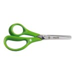 Milan Tijeras para Zurdos Verdes - Mango Ergonomico - Punta Redondeada - Acero Inoxidable de 14cm - Color Verde - immagine 2