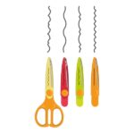 Milan Tijeras Zig-Zag con 4 Hojas Intercambiables - Recubierta de Plastico - Diferentes Patrones - Multicolor - immagine 2