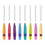Milan Tijeras Zig-Zag con 8 Hojas Intercambiables - Recubierta de Plastico - Diferentes Patrones - Color Violeta - immagine 2