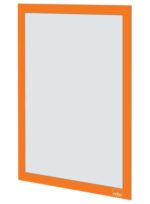 Nobo Pack de 2 Marcos Autoadhesivos Magneticos en Formato A4 - Colocacion en Vertical u Horizontal - Marco de Color Naranja - immagine 3