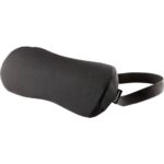 Fellowes Comfort Breyta Cojin Lumbar - Espuma con Contenido Reciclado - Correa Ajustable - Funda de Tejido de Poliester 100% Reciclado - Certificado por FIRA - Color Negro