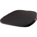 Fellowes Breyta Cojin de Asiento en Cuña - Espuma con Contenido Reciclado - Asa Incorporada - Funda de Tejido de Poliester 100% Reciclado - Certificado por FIRA - Color Negro