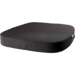 Fellowes Breyta Cojin de Asiento - Espuma con Contenido Reciclado - Asa Incorporada - Funda de Tejido de Poliester 100% Reciclado - Certificado por FIRA - Color Negro