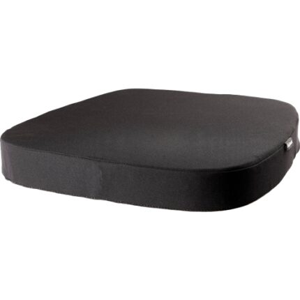 Fellowes Breyta Cojin de Asiento - Espuma con Contenido Reciclado - Asa Incorporada - Funda de Tejido de Poliester 100% Reciclado - Certificado por FIRA - Color Negro