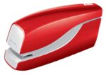 Petrus WOW E-310 Contactless Grapadora Electrica - Hasta 10 Hojas - Grapado Cerrado - Utiliza Grapas Petrus Nº10 - Color Rojo Metalizado