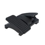 Tooq Reposapies - Ajustable en Altura e Inclinacion - Dos Plataformas Independientes - Plataforma Central Fija - Color Negro - immagine 2