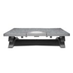 Kensington Smartfit™ Solemate™ Pro Elite Reposapies Superficie de Apoyo con Tela - Altura, Angulo e Inclinacion Ajustables - Base Antideslizante - Mejora Postura y Circulacion - Color Gris - immagine 3