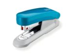 Novus Evolution E15 Fresh Grapadora de Sobremesa - Hasta 15 Hojas - Grapado Cerrado y Clavado - Incluye 200 Grapas Nº10 - Color Azulon/Gris