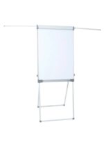 Dahle 96011 Profesional Pizarra/Caballete Metalico 670x950mm - Superficie Magnetica - 2 Portafotos Extraibles - Bandeja para Rotuladores - Color Blanco - immagine 2