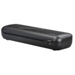 Hama Plastificadora A4 - Laminas hasta 0.6mm - Velocidad Laminacion 230mm/min - Calentamiento en 4 Minutos - Boton de Liberacion - 33x10.6x6cm - Color Negro