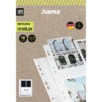 Hama Pack de 10 Fundas para Fotos A4 - Capacidad 8 Fotos 10x15cm - 314x237mm - Color Blanco - immagine 2