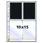 Hama Pack de 10 Fundas para Fotos A4 - Capacidad 8 Fotos 10x15cm - 314x237mm - Color Blanco - immagine 3