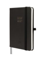 Finocam Minimal Agenda de Tapa Dura Internacional - 18 Meses - Semana Vista Horizontal - Formato M3 - 100x150mm - Papel Crema de 80g/m2 - Bolsillo Interior - Cierre con Goma - Color Negro