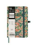 Finocam Minimal Agenda de Tapa Dura Internacional - 18 Meses - Semana Vista Horizontal - Formato M3 - 100x150mm - Papel Crema de 80g/m2 - Bolsillo Interior - Cierre con Goma - Multicolor - immagine 2