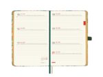Finocam Minimal Agenda de Tapa Dura Internacional - 18 Meses - Semana Vista Horizontal - Formato M3 - 100x150mm - Papel Crema de 80g/m2 - Bolsillo Interior - Cierre con Goma - Multicolor - immagine 5