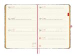 Finocam Minimal Agenda de Tapa Dura Internacional - 18 Meses - Semana Vista Horizontal - Formato M5 - 140x190mm - Papel Crema de 80g/m2 - Bolsillo Interior - Cierre con Goma - Multicolor - immagine 5
