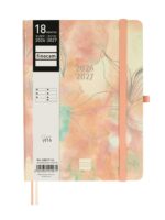 Finocam Minimal Agenda de Tapa Dura Internacional - 18 Meses - Semana Vista Horizontal - Formato M5 - 140x190mm - Papel Crema de 80g/m2 - Bolsillo Interior - Cierre con Goma - Multicolor - immagine 2
