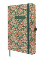 Finocam Minimal Agenda de Tapa Dura Internacional - 18 Meses - Semana Vista Horizontal - Formato M5 - 140x190mm - Papel Crema de 80g/m2 - Bolsillo Interior - Cierre con Goma - Multicolor