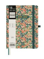 Finocam Minimal Agenda de Tapa Dura Internacional - 18 Meses - Semana Vista Horizontal - Formato M5 - 140x190mm - Papel Crema de 80g/m2 - Bolsillo Interior - Cierre con Goma - Multicolor - immagine 2