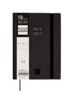Finocam Mara Agenda de Tapa Flexible Internacional - 18 Meses - 1 Dia por Pagina - Formato Y4 - 120x170mm - Papel de 80g/m2 - Esquinas Microperforadas - Cierre con Goma - Color Negro - immagine 2