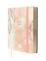 Finocam Mara Agenda de Tapa Flexible Internacional - 18 Meses - 1 Dia por Pagina - Formato Y4 - 120x170mm - Papel de 80g/m2 - Esquinas Microperforadas - Cierre con Goma - Multicolor
