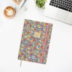 Finocam Mara Agenda de Tapa Flexible Internacional - 18 Meses - Semana Vista Vertical - Formato Y10 - 140x204mm - Papel de 80g/m2 - Esquinas Microperforadas - Cierre con Goma - Multicolor - immagine 3