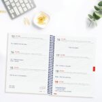 Finocam Espiral Agenda Internacional - 18 Meses - Semana Vista Horizontal - Formato E10 - 155x212mm - Tapas de Polipropileno - Papel de 80g/m2 - Esquinas Microperforadas - Color Azul - immagine 4