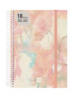 Finocam Espiral Agenda Internacional - 18 Meses - 2 Dias por Pagina - Formato E10 - 155x212mm - Tapas de Polipropileno - Papel de 70g/m2 - Esquinas Microperforadas - Multicolor - immagine 2