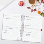 Finocam Espiral Agenda Internacional - 18 Meses - 2 Dias por Pagina - Formato E10 - 155x212mm - Tapas de Polipropileno - Papel de 70g/m2 - Esquinas Microperforadas - Multicolor - immagine 4