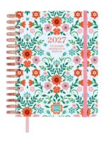 Finocam Vitae Agenda de Espiral - 16 Meses - Semana Vista Horizontal - Formato 4º - 155x217mm - Tapa Dura - Papel de 80g/m2 - Cierre con Goma Elastica - Bolsillo con Fuelle - Multicolor