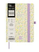 Finocam Capri Agenda de Tapa Blanda - 16 Meses - Semana Vista Horizontal - Formato F4 - 118x168mm - Papel de 80g/m2 - Bolsillo Interior - Cierre con Goma - Multicolor - immagine 2