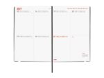 Finocam Dotted Agenda de Tapa Flexible Internacional - 16 Meses - Semana Vista Horizontal - Formato Y10 - 140x204mm - Papel de 80g/m2 - Esquinas Microperforadas - Cierre con Goma - Color Negro - immagine 5