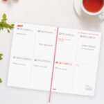 Finocam Dotted Agenda de Tapa Flexible Internacional - 16 Meses - Semana Vista Horizontal - Formato Y10 - 140x204mm - Papel de 80g/m2 - Esquinas Microperforadas - Cierre con Goma - Multicolor - immagine 4