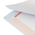 Finocam Bari Planificador sin Fechar - Internacional - Mes Vista - Formato A4 - 297x210mm - Papel de 90g/m2 - 60 Hojas Encoladas - Multicolor - immagine 4