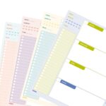 Finocam Bari Planificador sin Fechar - Internacional - Semana Vista Horizontal - Formato A4 - 297x210mm - Papel de 90g/m2 - 60 Hojas Encoladas - Multicolor - immagine 3