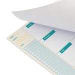 Finocam Bari Planificador sin Fechar - Internacional - Semana Vista Horizontal - Formato A4 - 297x210mm - Papel de 90g/m2 - 60 Hojas Encoladas - Multicolor - immagine 4