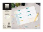 Finocam Bari Planificador sin Fechar - Internacional - Semana Vista Horizontal - Formato A4 - 297x210mm - Papel de 90g/m2 - 60 Hojas Encoladas - Multicolor - immagine 5
