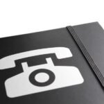 Finocam Phone Indice Telefonico - Formato A5 - 148x210mm - Tapas de Carton Forrado - Papel de 120g/m2 - Cierre con Goma Elastica - Espiral Doble Metalica - Color Negro - immagine 4