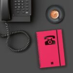 Finocam Phone Indice Telefonico - Formato A5 - 148x210mm - Tapas de Carton Forrado - Papel de 120g/m2 - Cierre con Goma Elastica - Espiral Doble Metalica - Color Magenta - immagine 2
