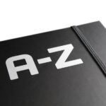 Finocam A-Z Indice Alfabetico - Formato 8º - 100x150mm - Tapas de Carton Forrado - Papel de 80g/m2 - Cierre con Goma Elastica - Espiral Doble Metalica - Color Negro - immagine 3