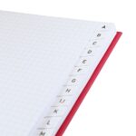 Finocam A-Z Indice Alfabetico - Formato 8º - 100x150mm - Tapas de Carton Forrado - Papel de 80g/m2 - Cierre con Goma Elastica - Espiral Doble Metalica - Color Magenta - immagine 4