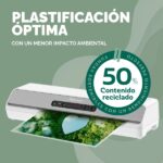 Fellowes Pack de 100 Fundas para Plastificar - Formato A6 - 80 micras - Efecto Mate - Fabricado con 50% Material Reciclado - Transparente - immagine 5